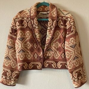 Cozy Printed  Blazer Jacket